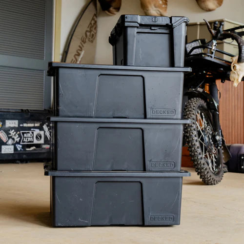 DECKED D CO Bin 32 - Heavy Duty Truck Bed Storage System (Set of 3) - Perfect for Organizing Tools, Camping Gear & Work Equipment in Pickup Trucks