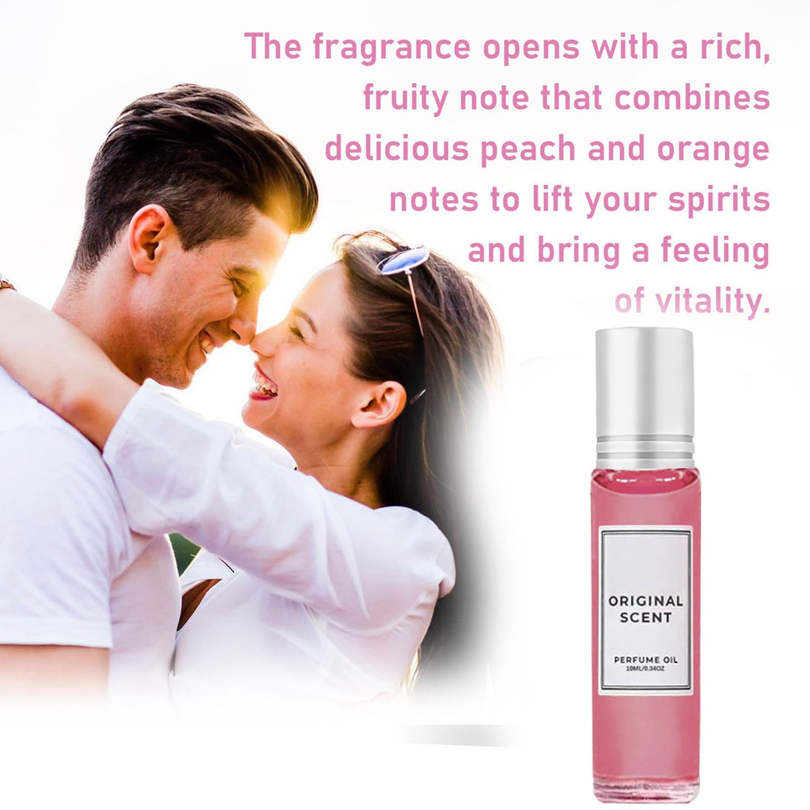 Women's Pheromone Perfume Oil - Sweet Original Scent Roll-On (Rose) | Portable & Long-Lasting Fragrance for Date Night, Office & Special Occasions