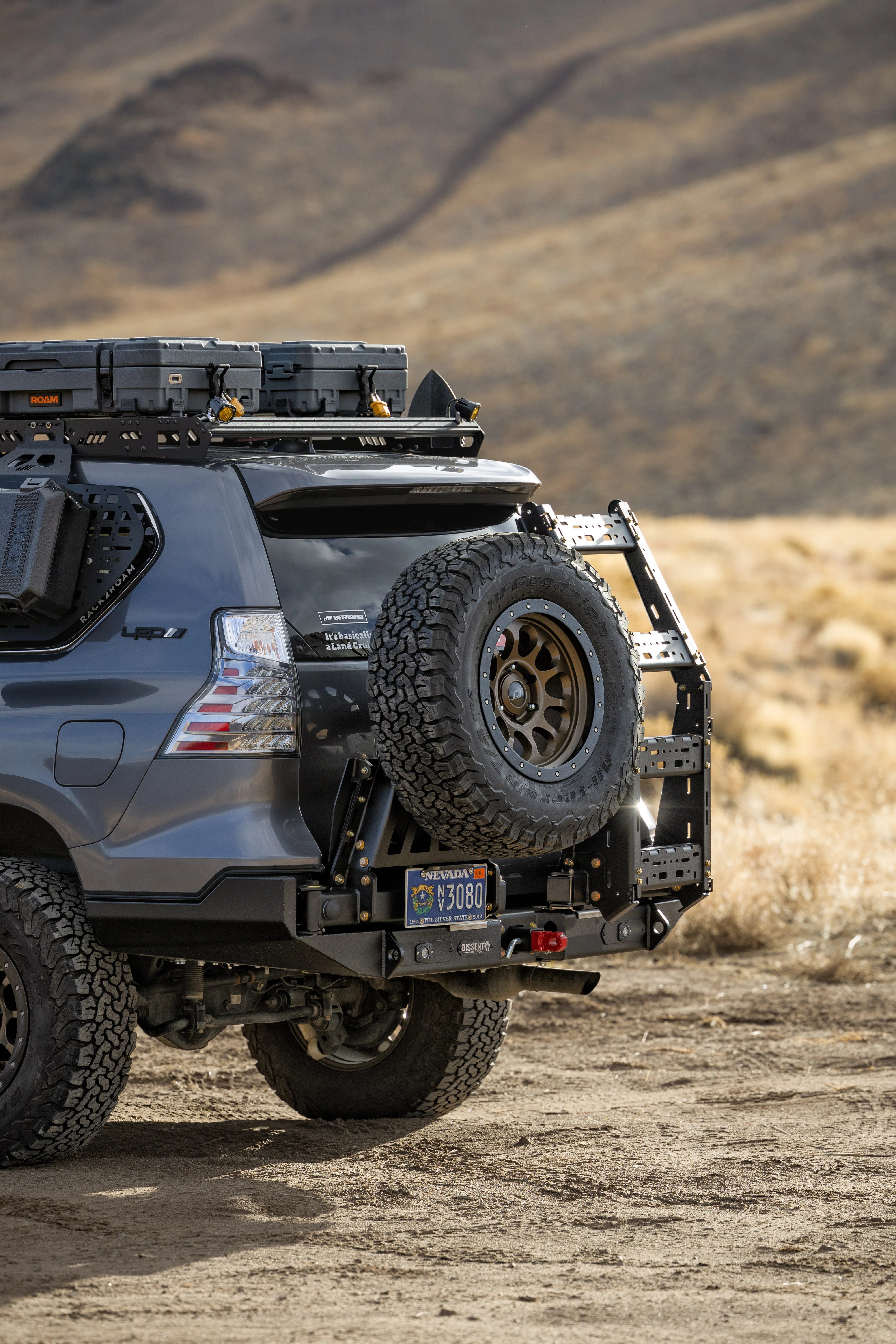 Dissent Off Road Modular Rear Bumper for 2010-2023 Lexus GX 460 | Heavy-Duty Off-Road Bumper with Winch Mount | Perfect for Overlanding & Rock Crawling Adventures