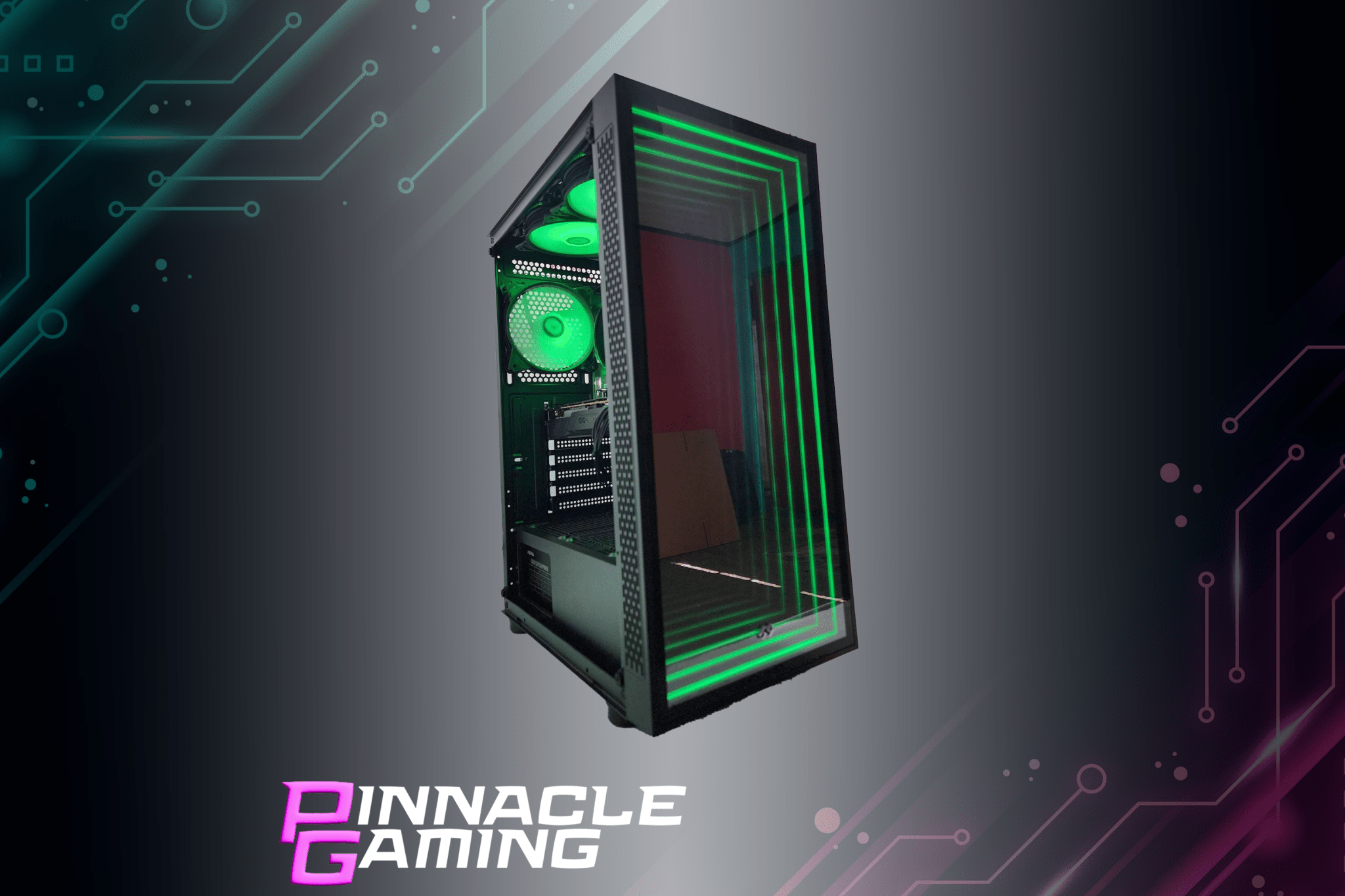 Custom Gaming PC - AMD Ryzen 5 Processor, RX 580 8GB GPU, 1TB SSD, 16GB DDR4 RAM (Black) - Perfect for Esports, Streaming & VR Gaming