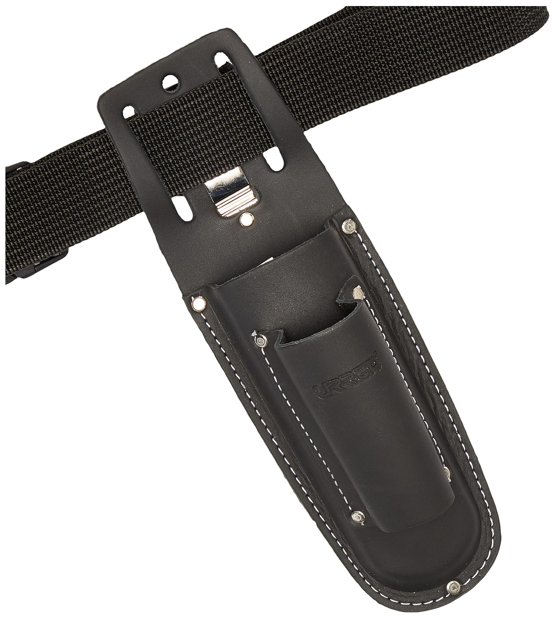 Heavy Duty Leather Tool Belt for Construction & Carpentry - 2 Pockets Work Belt for Electricians, Plumbers & DIY Projects - Perfect for Job Sites & Home Renovations