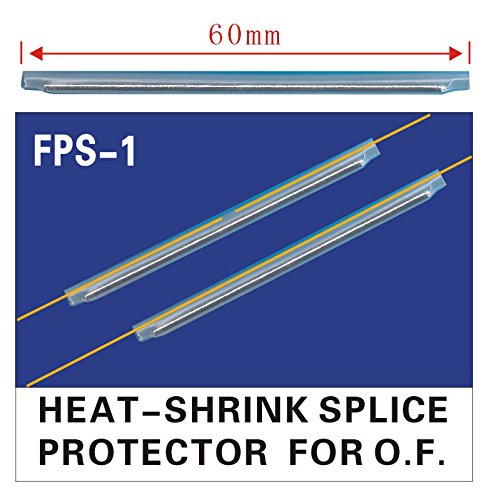 Fiber Optic Fusion Splice Protection Sleeves - 2500pcs Heat Shrinkable Tube (OD2.5, 60mm) for Network Cable Repair & Data Center Installation