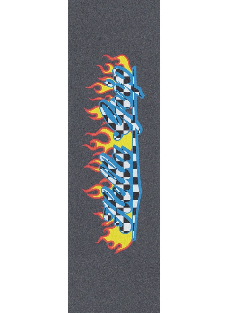 Hella Grip Hot Wheels Grip Tape - Non-Slip Skateboard Deck Adhesive for Enhanced Traction - Perfect for Skateboarding, Longboarding & Street Sports