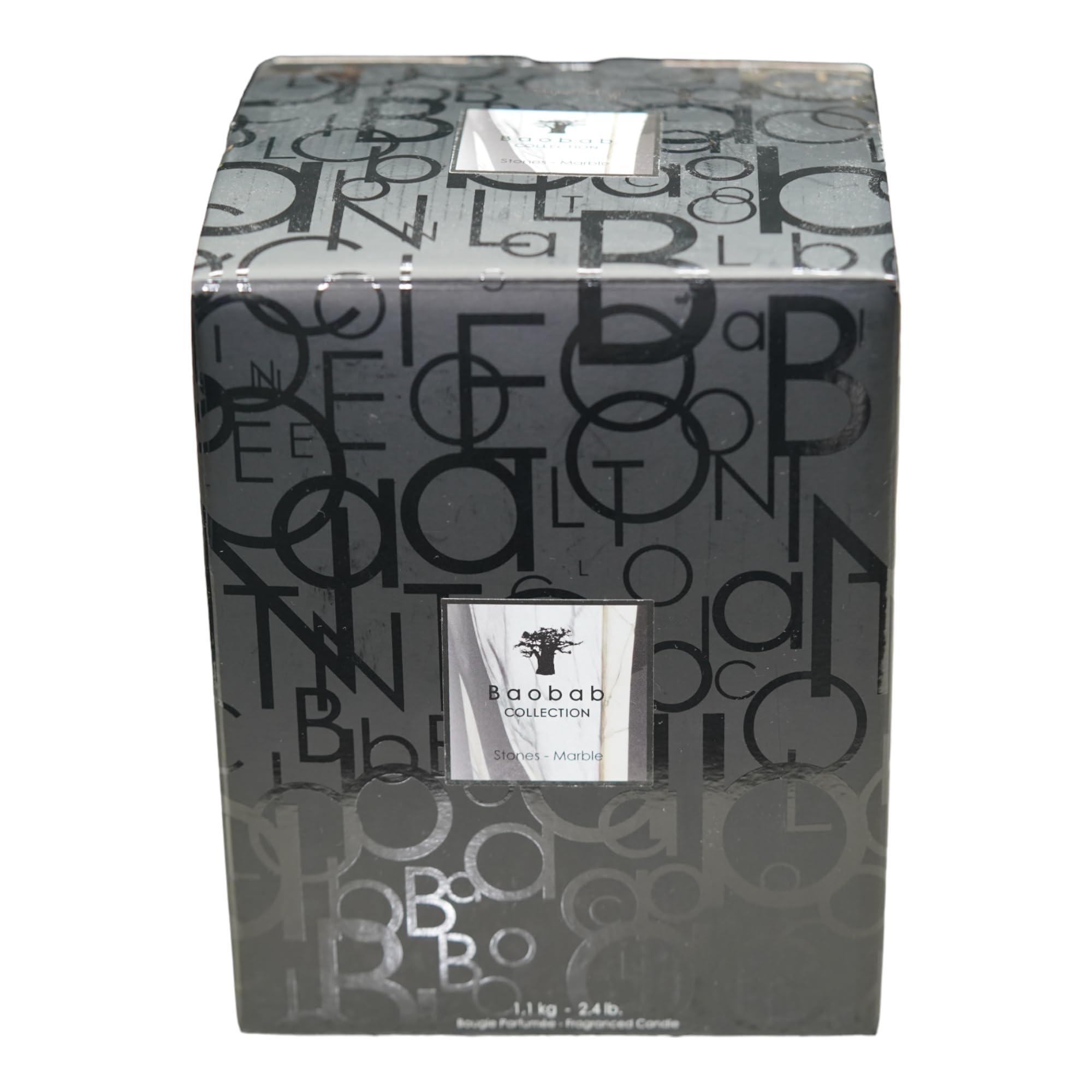 Baobab Collection - Luxury Marble Stone Max16 Scented Candle for Home Decor & Relaxation | Perfect for Living Room, Bedroom, and Spa Ambiance