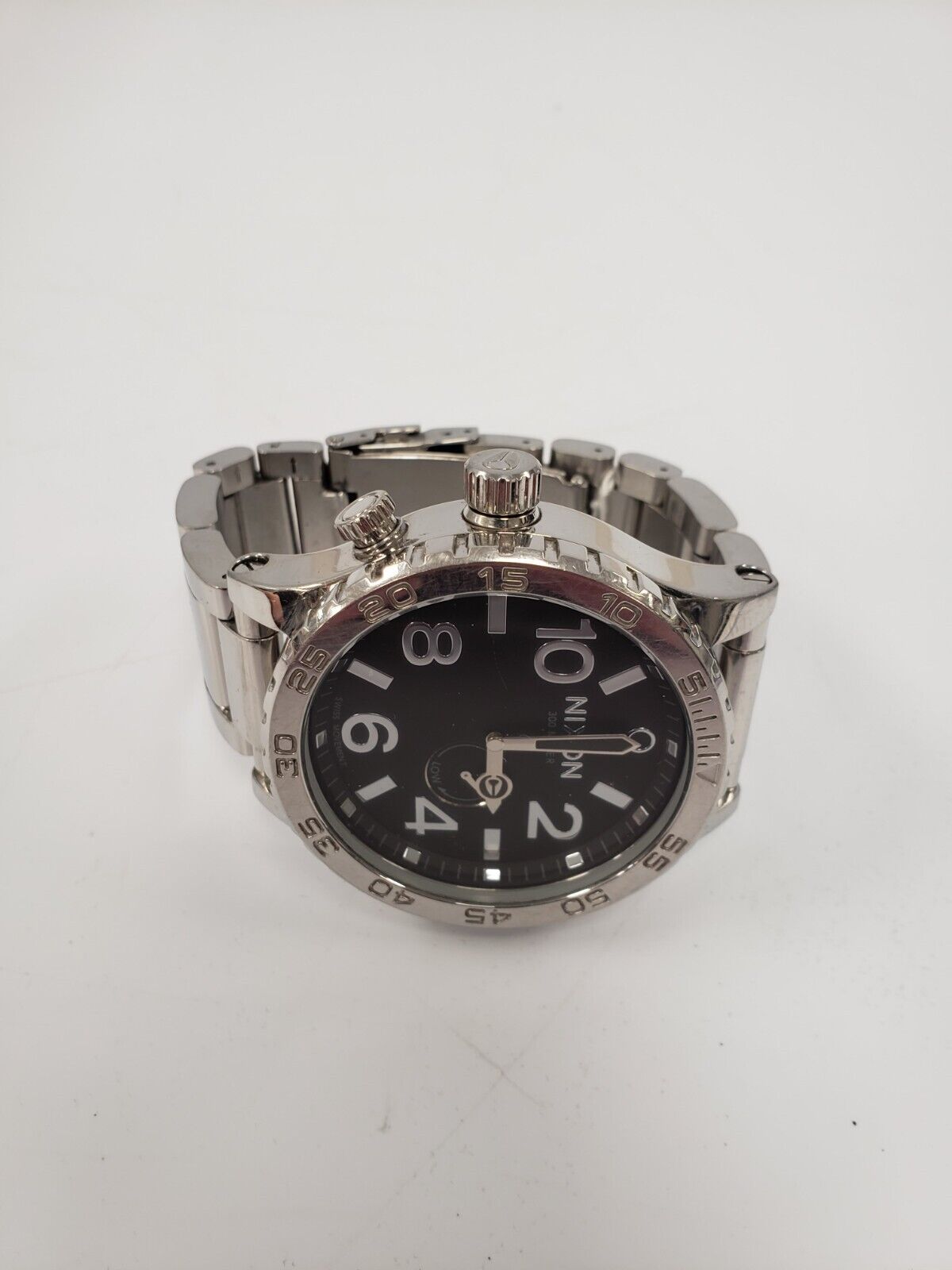 Nixon 15-30 Chrono Watch for Men - Waterproof Stainless Steel Sports Watch with Chronograph - Perfect for Running, Swimming & Outdoor Adventures