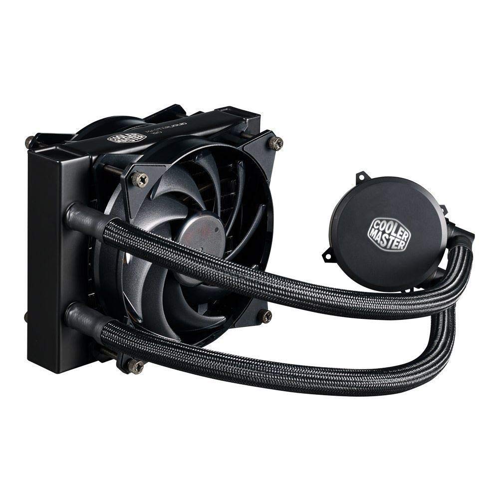Cooler Master MasterLiquid Lite 120mm AIO Liquid CPU Cooler - High Performance Dual Dissipation Pump & 120mm Air Balance Fan for PC Gaming, Overclocking, and Workstation Cooling