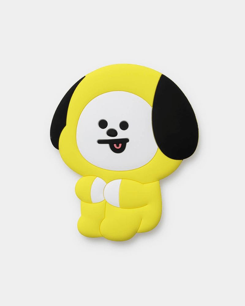 BT21 CHIMMY Mini Hand Mirror - Cute Portable Compact Mirror for Makeup & Travel | Perfect for Cosmetics, Purse, and Vanity Use