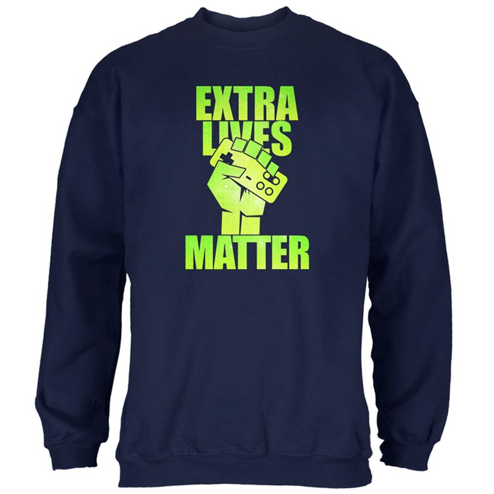 Extra Lives Matter Video Games Mens Sweatshirt - Comfortable Gamer Hoodie for Casual Wear & Gaming Enthusiasts