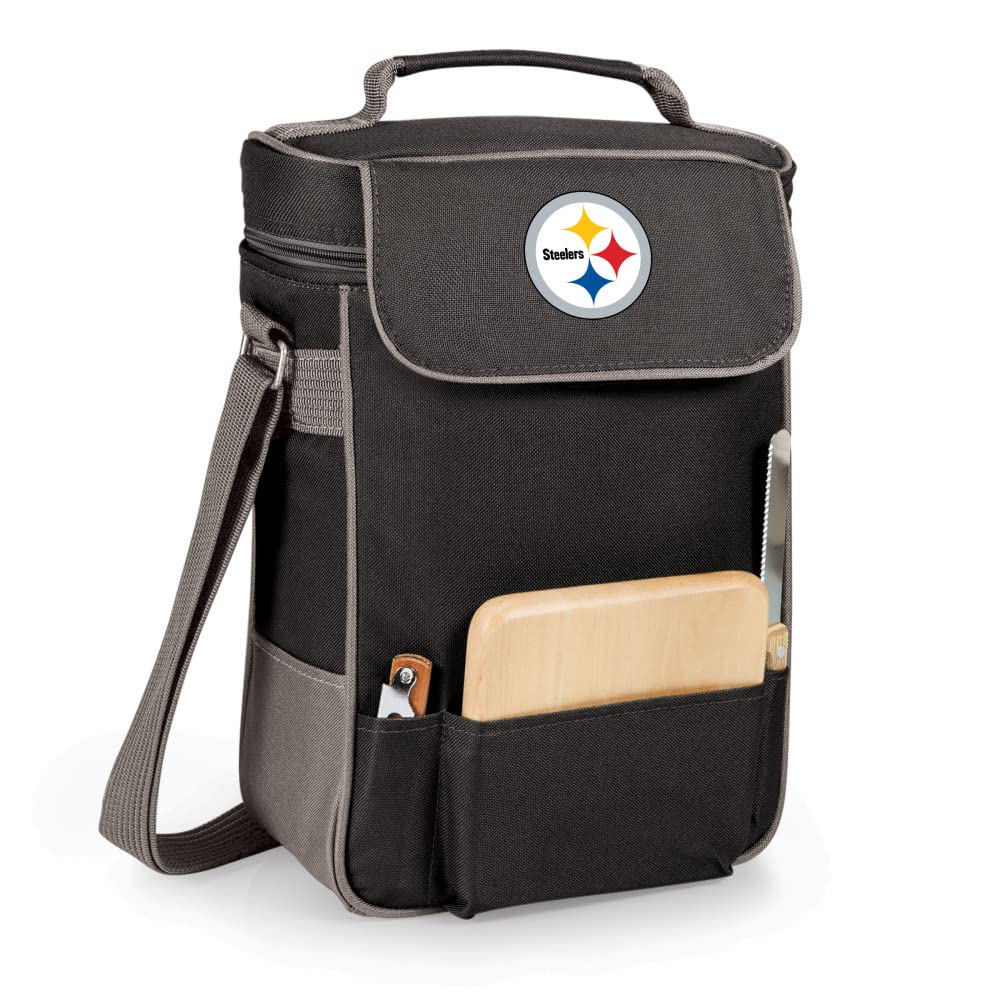 PICNIC TIME NFL Unisex-Adult Insulated Wine & Cheese Tote Bag with Cutting Board - Perfect for Tailgating, Picnics & Game Day Parties