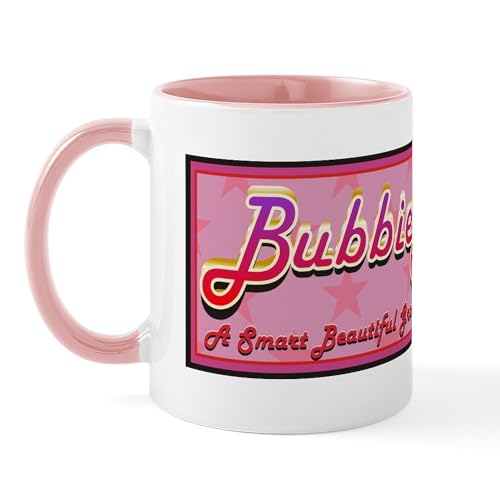 White/Pink Inside - Bubbielicious Mugs
