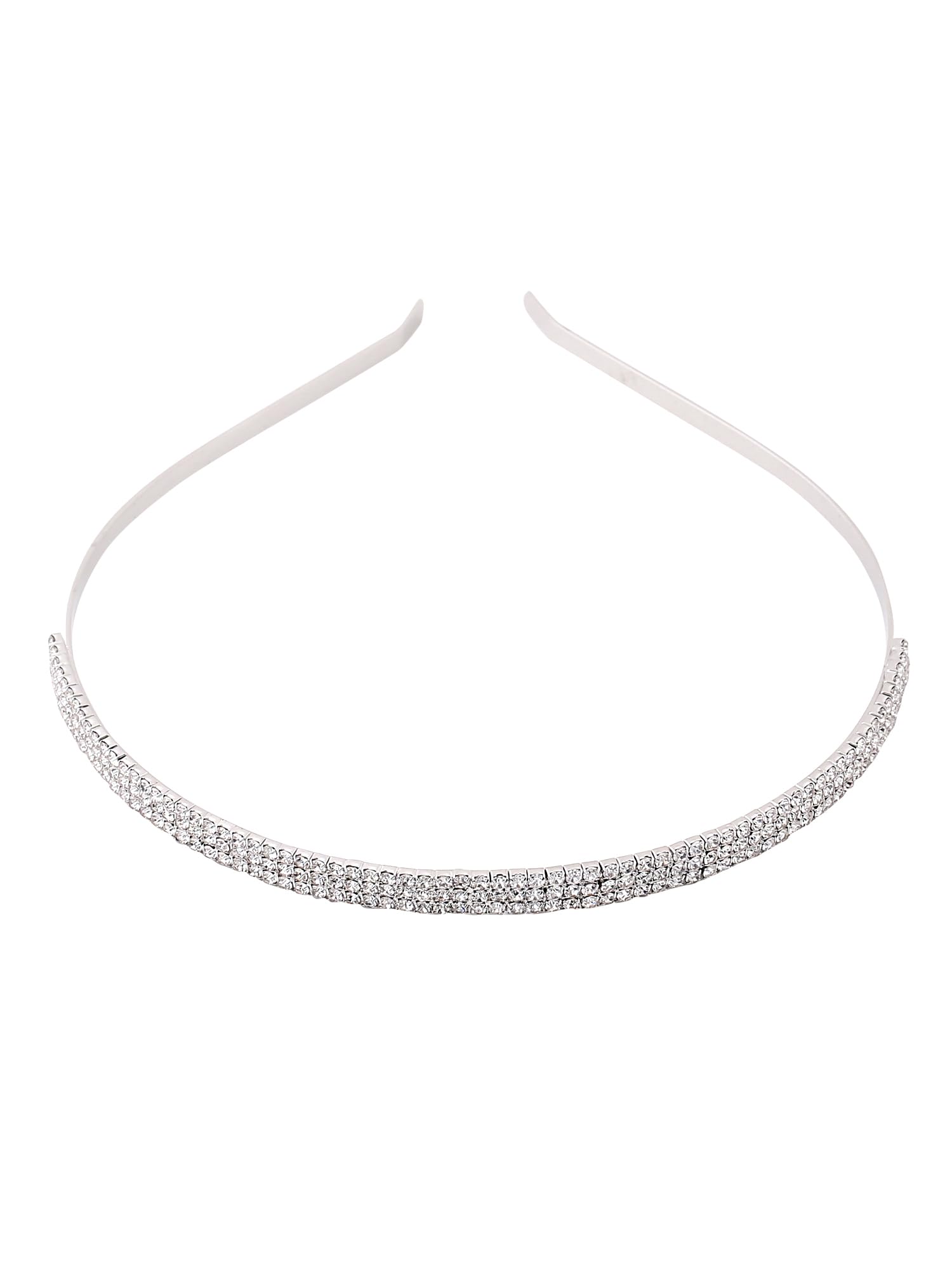 Yellow Crystal Hair Band for Women & Girls - Elegant Bridal Headpiece, Hair Accessories for Women, Perfect Birthday Gift - Ideal for Weddings, Parties & Everyday Wear