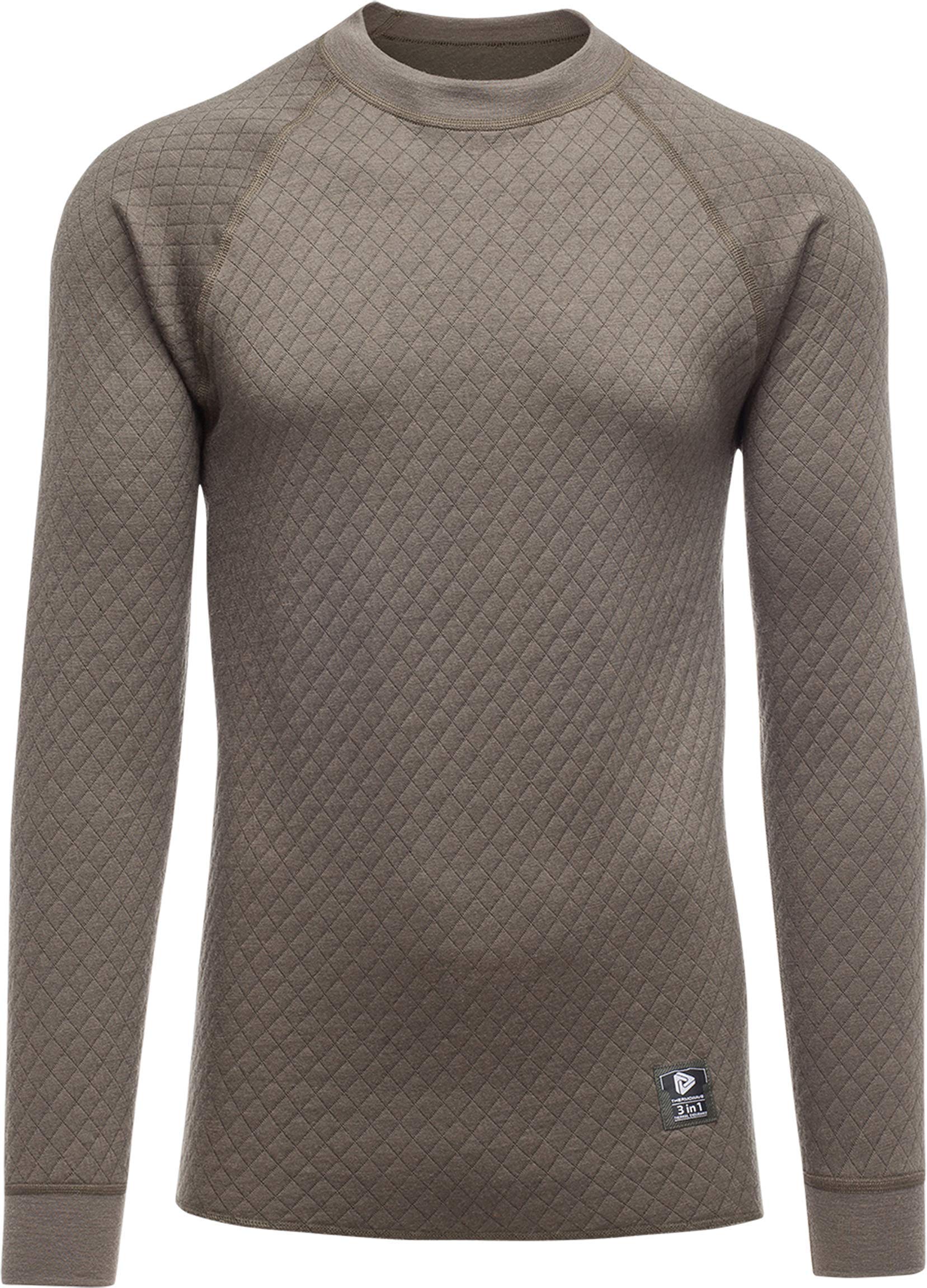 Thermowave Merino Wool 3-in-1 Thermal Base Layer Shirt for Men - Warm Winter Hunting & Fishing Gear - Perfect for Cold Weather Outdoor Activities