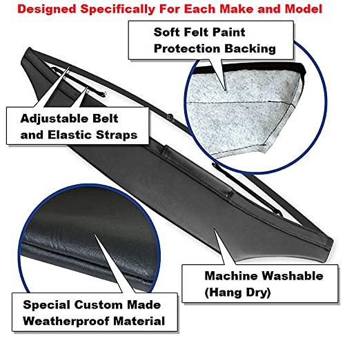 Nissan Altima Sedan Car Bonnet Mask Hood Bra Cover - Perfect Fit for 2010 2011 2012 Models | UV Protection & Paint Guard for Road Trips & Daily Commute