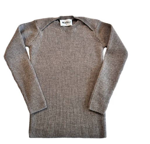 MABLI SYLFAEN Knitted Baby Top - Soft Cotton Pullover for Boys & Girls (6 Months to 2 Years) - Perfect for Playdates, Family Outings & Photo Shoots