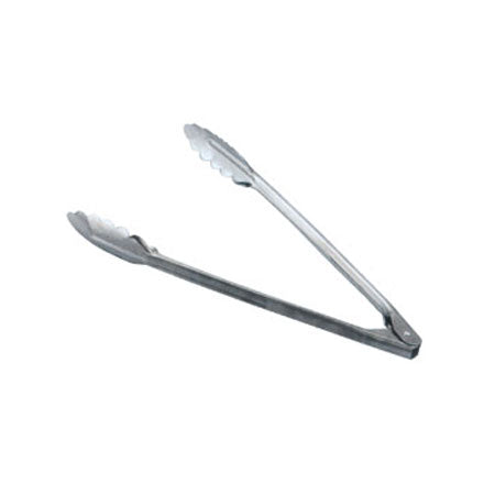 Nella 12-Inch Stainless Steel Utility Tongs - Heavy Duty Kitchen Tongs for Cooking, Grilling, Serving & Salad Tossing - Perfect for BBQ, Restaurants & Home Kitchens