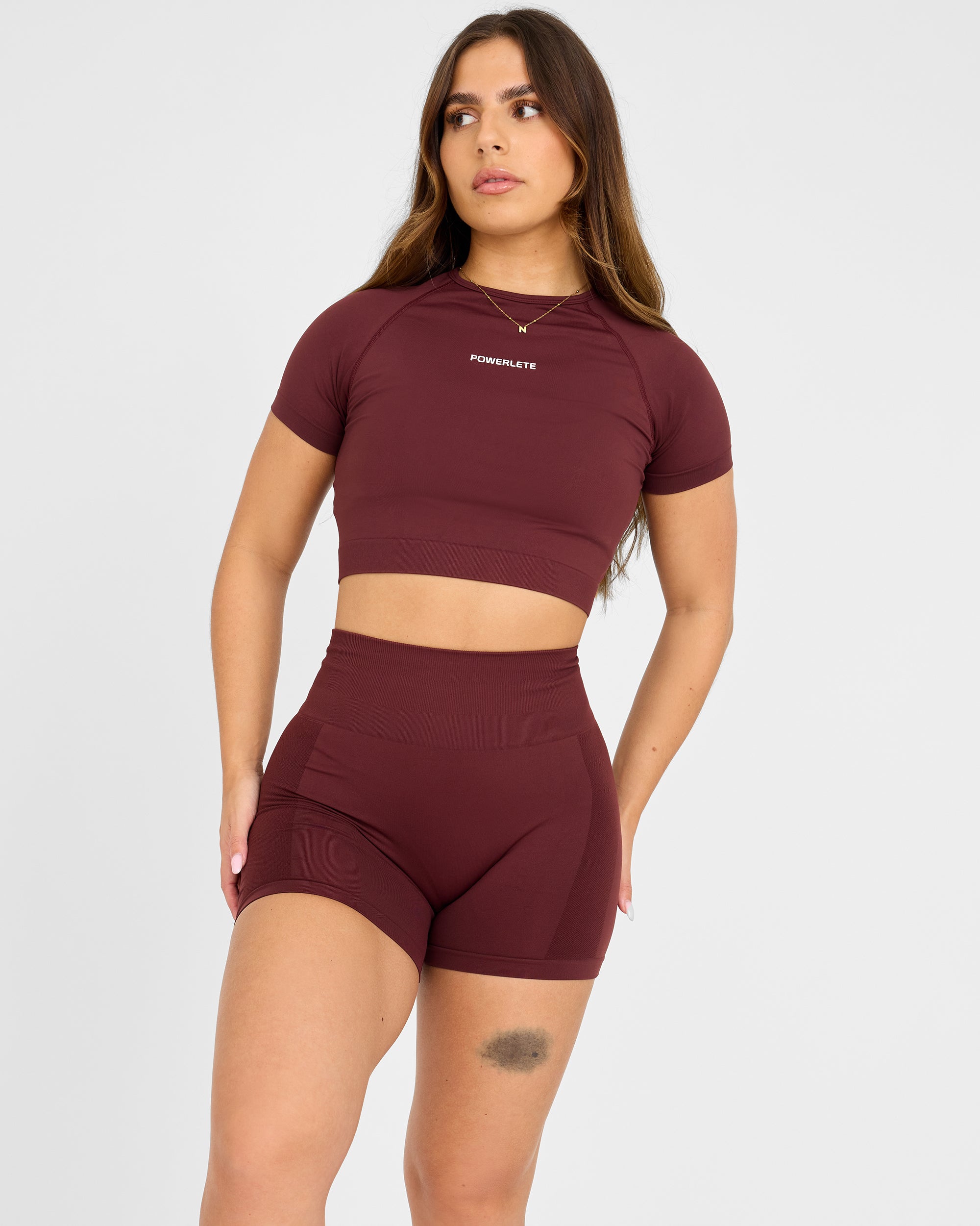 Evolve Seamless SS Crop Top - Women's Workout Shirt for Yoga, Gym & Running | Breathable Athletic Tank Top