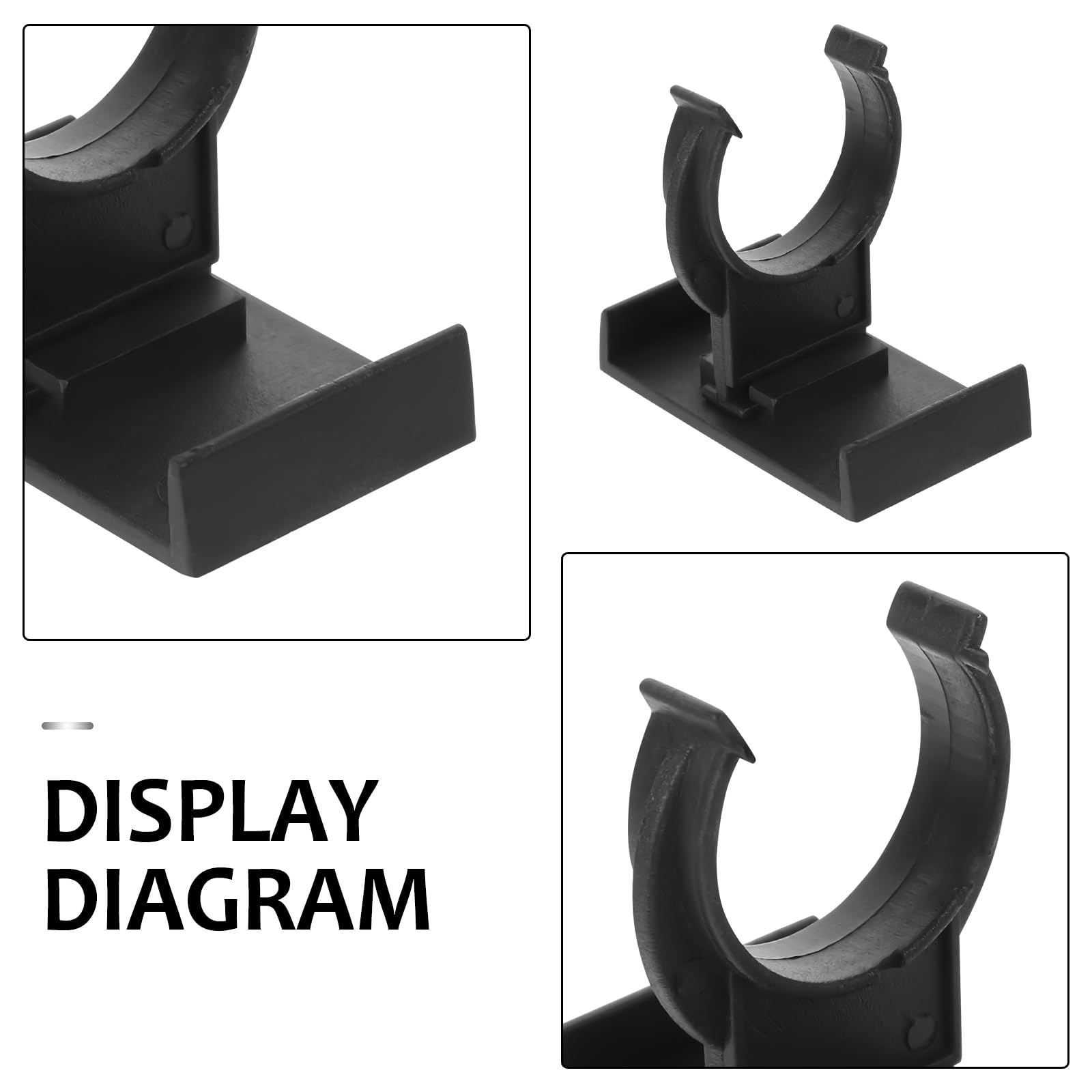 20pcs Adjustable Plastic Cabinet Leveler Toe Kick Clips - Screw-On Leveling Feet for Kitchen Cabinets & Furniture Legs | Durable Snap Connectors for Easy Installation | Perfect for Home Renovation & DIY Projects
