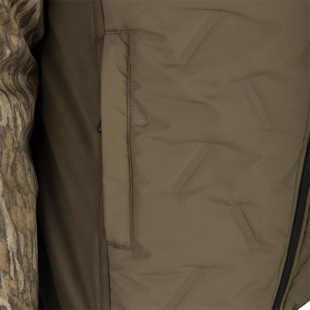LST Guardian Flex Double Down Eqwader Full Zip Hooded Jacket - Waterproof, Windproof & Insulated for Fishing, Hunting & Outdoor Adventures