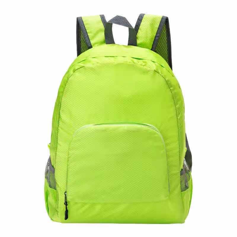 Lightweight Foldable Backpack for Outdoor Hiking, Travel & Camping - Water-Resistant Green Daypack for Men & Women - Perfect for Commuting, Gym & Adventure Trips