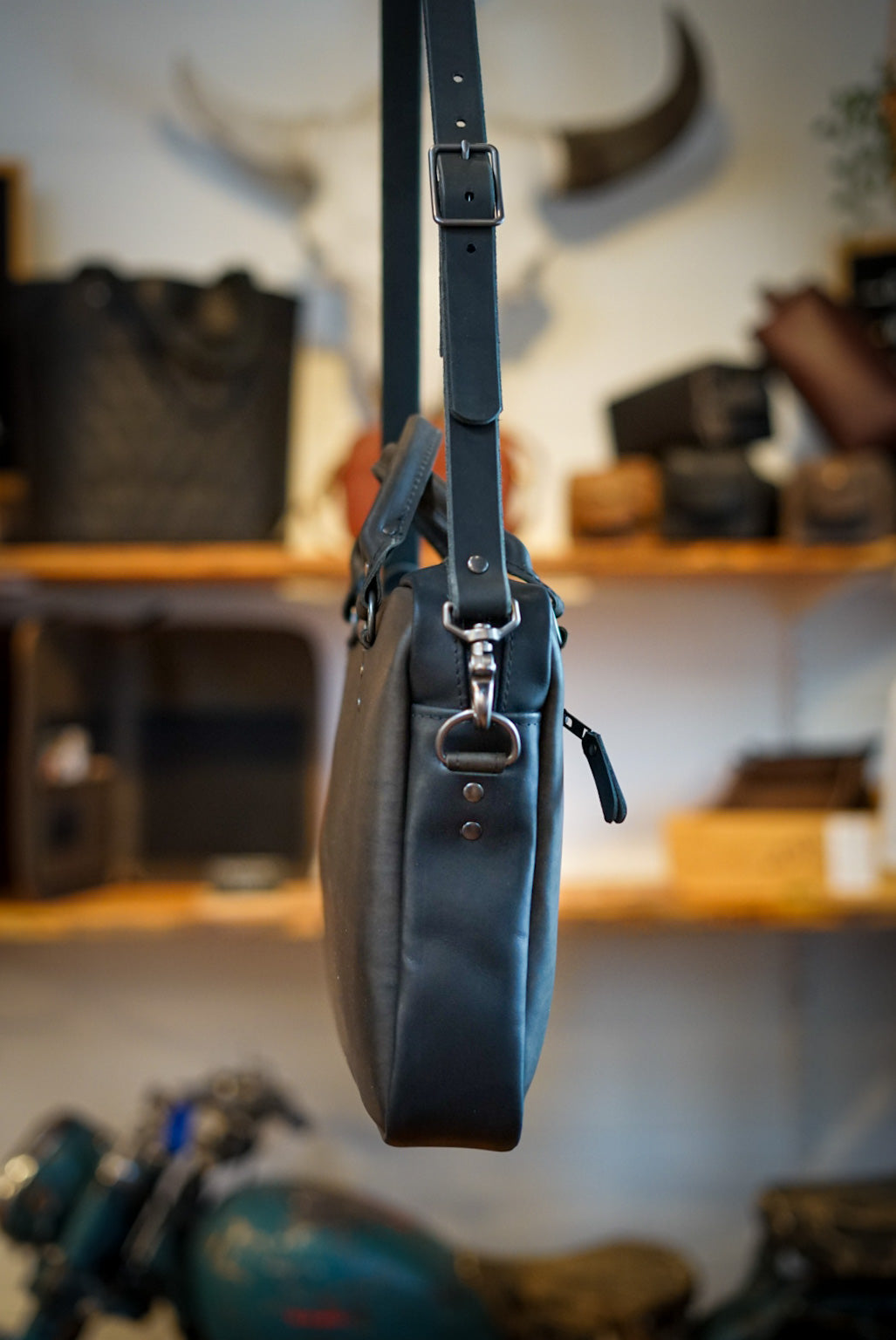 Durable Essential Work Bag for Professionals - Frontier Evergreen with Flat Black Accents | Perfect for Office, Commuting & Business Travel