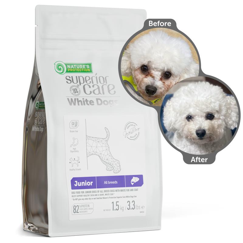 Premium Salmon Dog Food for Light Coat Puppies - All Breeds, Grain-Free & Hypoallergenic - Perfect for Sensitive Skin & Healthy Coat Maintenance