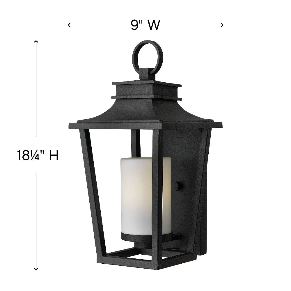 1 Light Small Outdoor Wall Lantern - Transitional Style 9