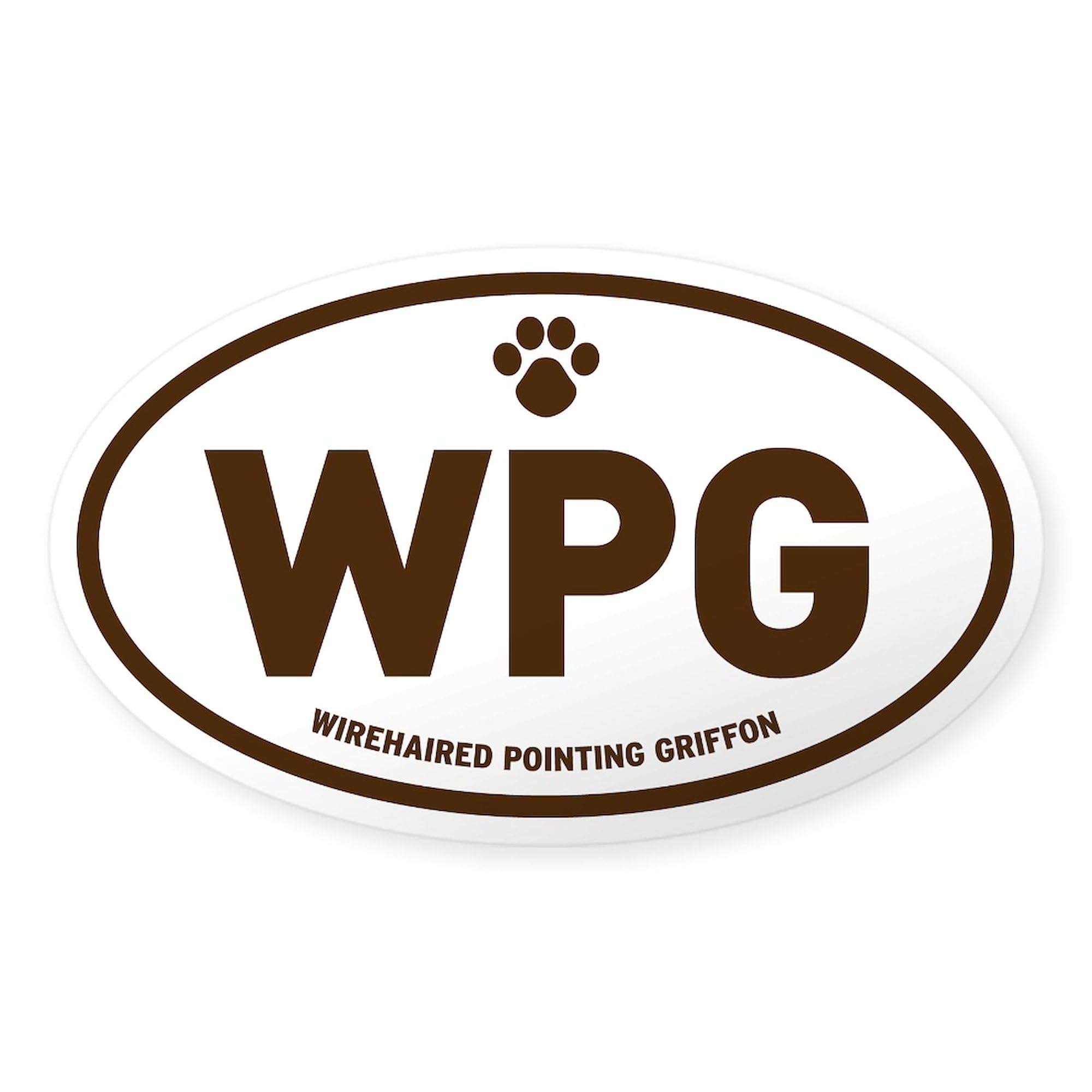 Griff Oval Car Bumper Sticker - Durable Decal for Vehicles & Laptops