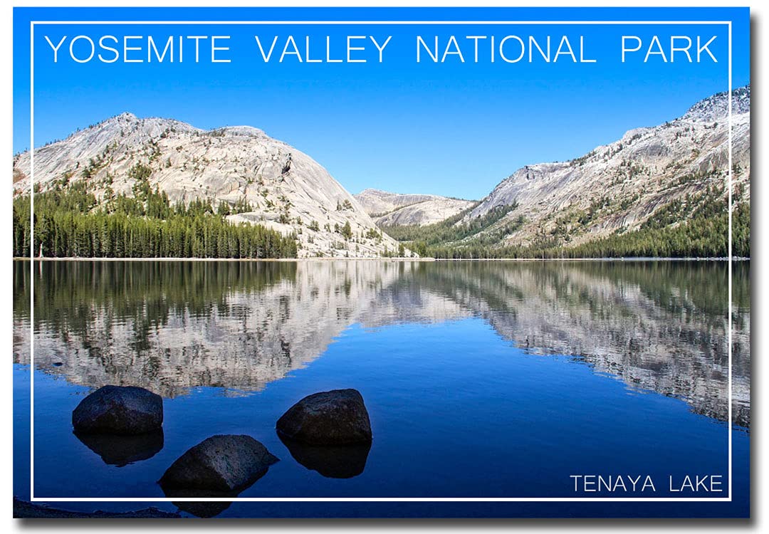 Tenaya Lake Yosemite National Park Souvenir Fridge Magnet - 2.5