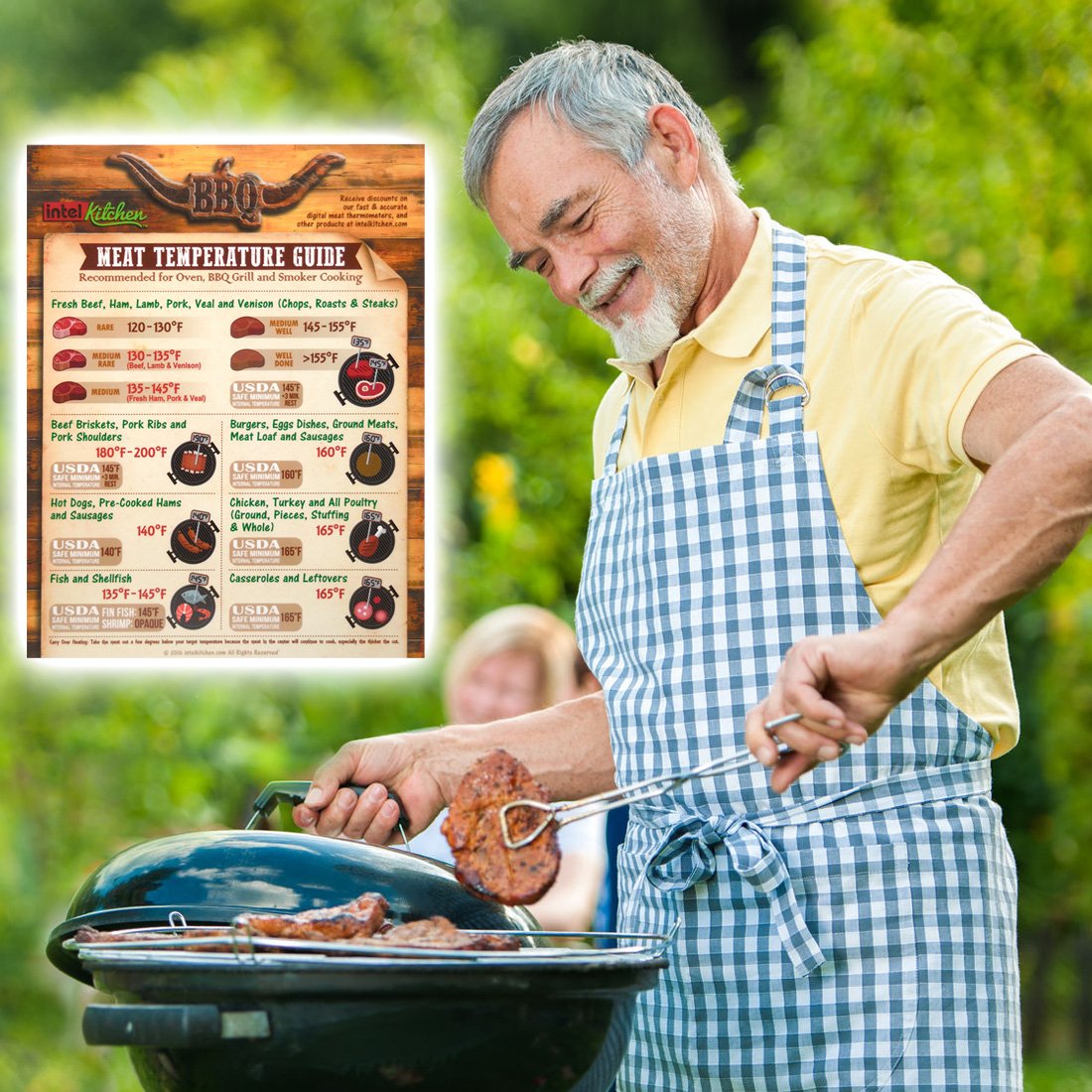 Kitchen Baking & BBQ Magnet Set - 8