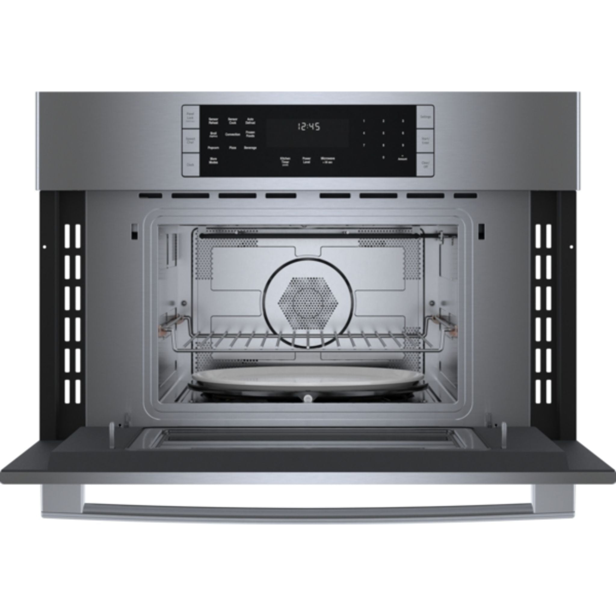 Bosch HMC80252UC Stainless Steel Built-In Microwave Oven - 30 Inch Countertop or Wall Mount, Perfect for Modern Kitchens & Small Spaces