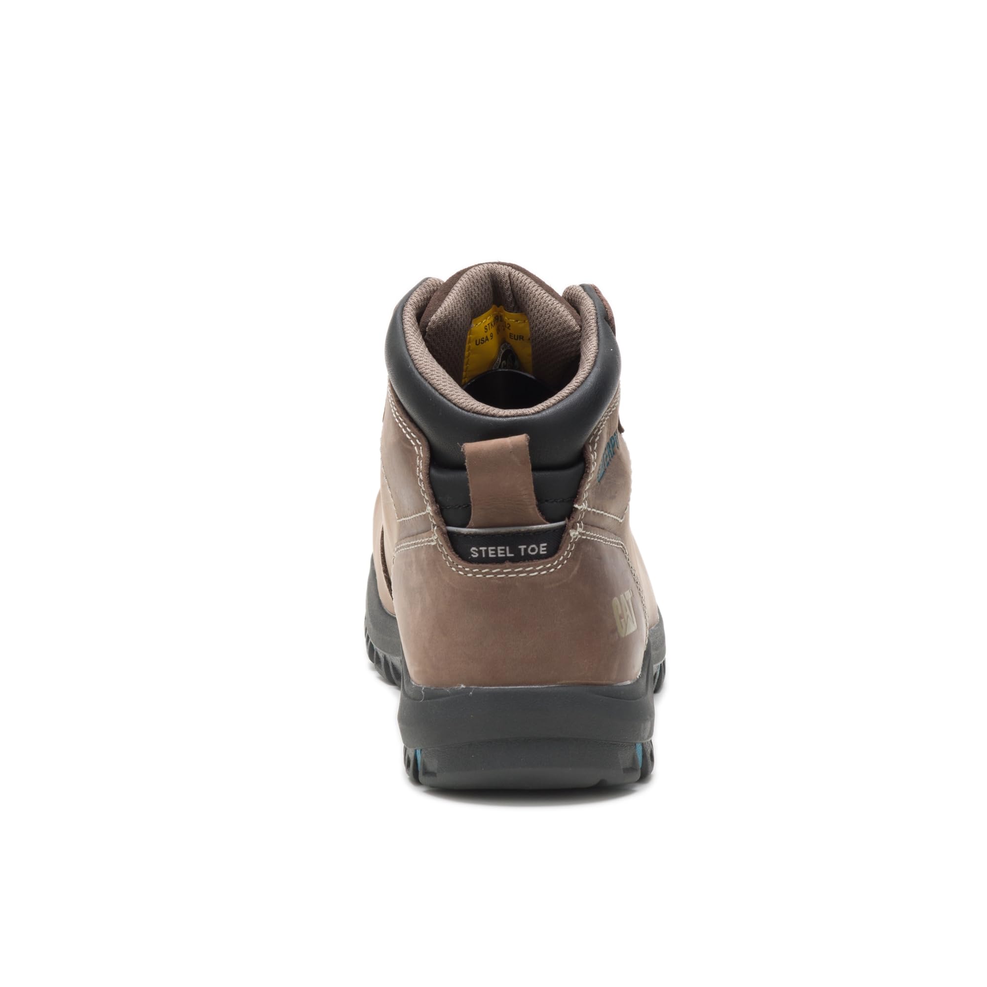 CAT Women's Mae Waterproof Steel Toe Work Boots - Slip Resistant Safety Shoes for Construction, Hiking & Outdoor Work