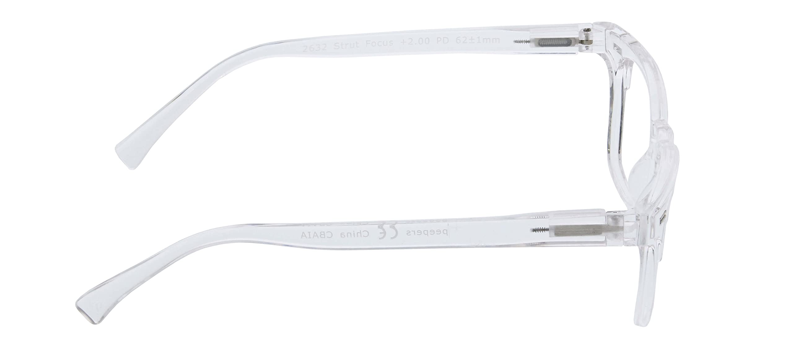 PeeperSpecs Strut Blue Light Blocking Reading Glasses for Men - Anti Eye Strain Computer Glasses for Office Work & Screen Time Protection