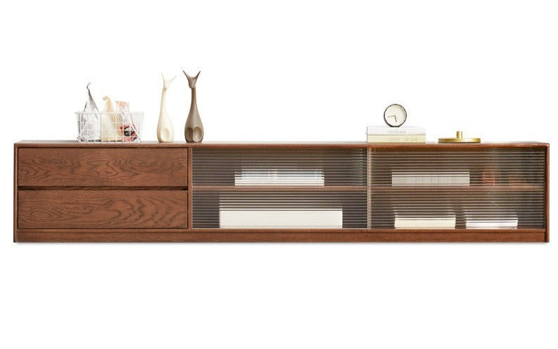 86.6x15x15.8 inch/ 220x38x40сm/ walnut color/ TV cabinet