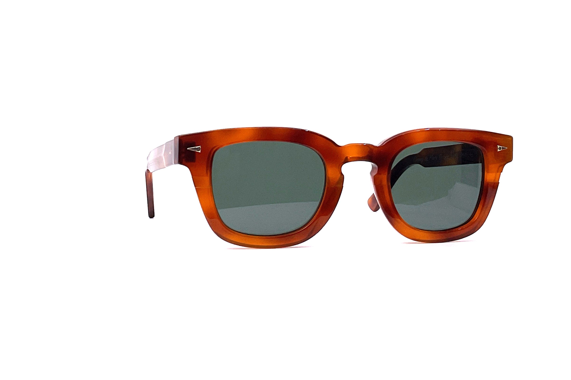 Ahlem Champ de Mars Sun (Orange Turtle) Sunglasses - UV Protection, Polarized Lenses for Men & Women - Perfect for Beach, Driving & Outdoor Activities