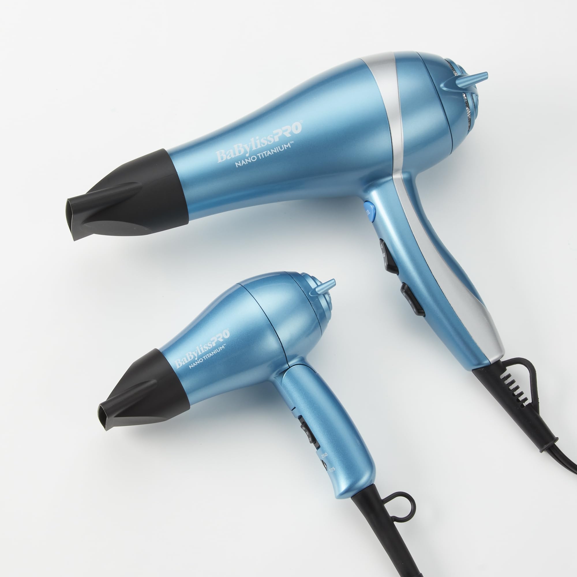 BaBylissPRO Nano Titanium 2000W Professional Hair Dryer with Ionic Technology - Fast Drying for Salon-Quality Blowouts at Home