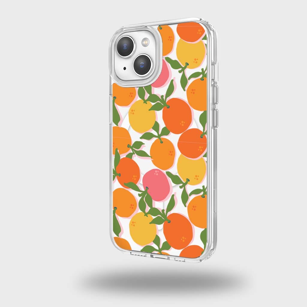 iPhone 15 Clear Case with Orange You Clever Design - Shockproof & Scratch-Resistant Protective Cover for iPhone 15 - Perfect for Everyday Use, Travel & Outdoor Activities