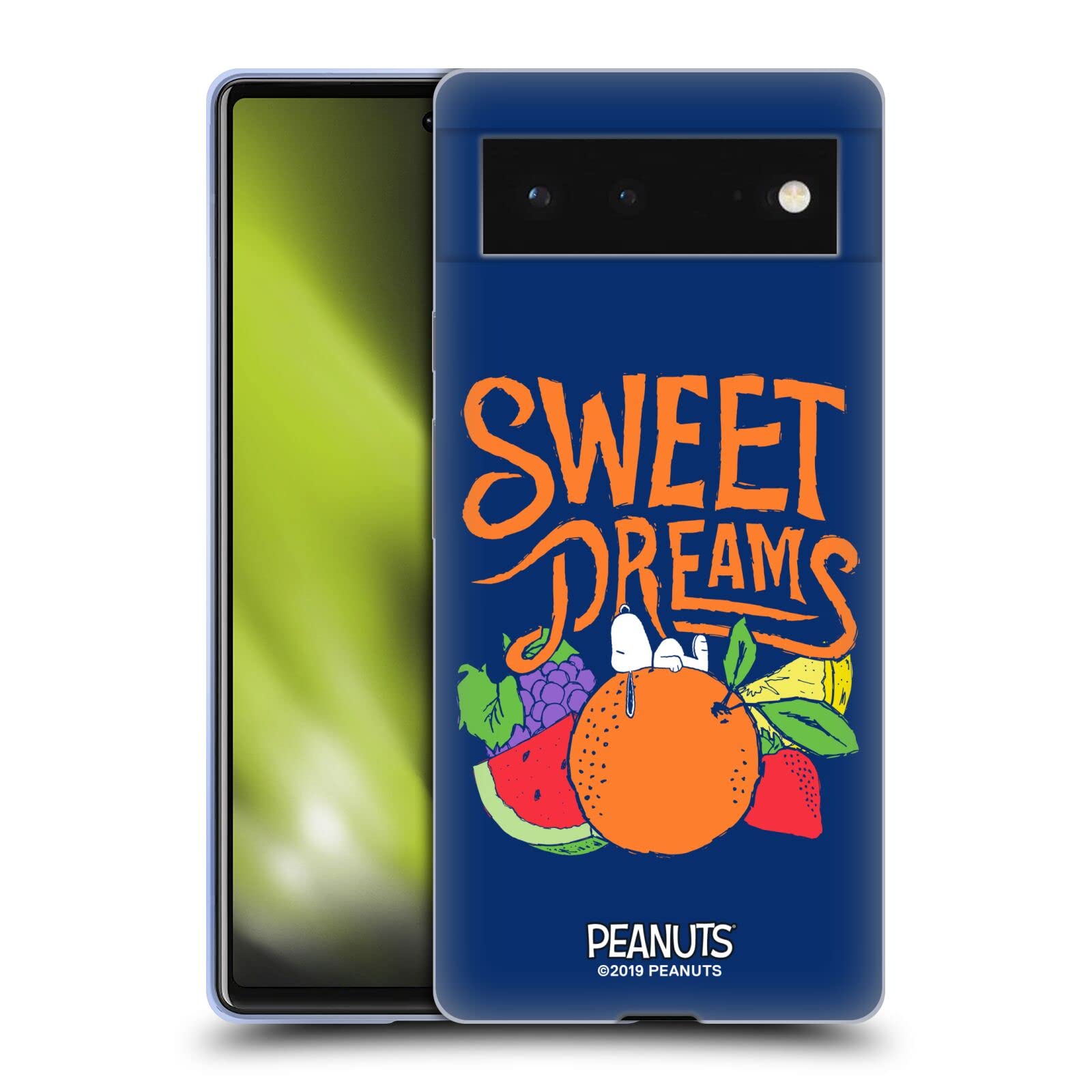 Peanuts Snoopy Soft Gel Case for Google Pixel 6 - Sweet Dreams Design for Sleep & Travel