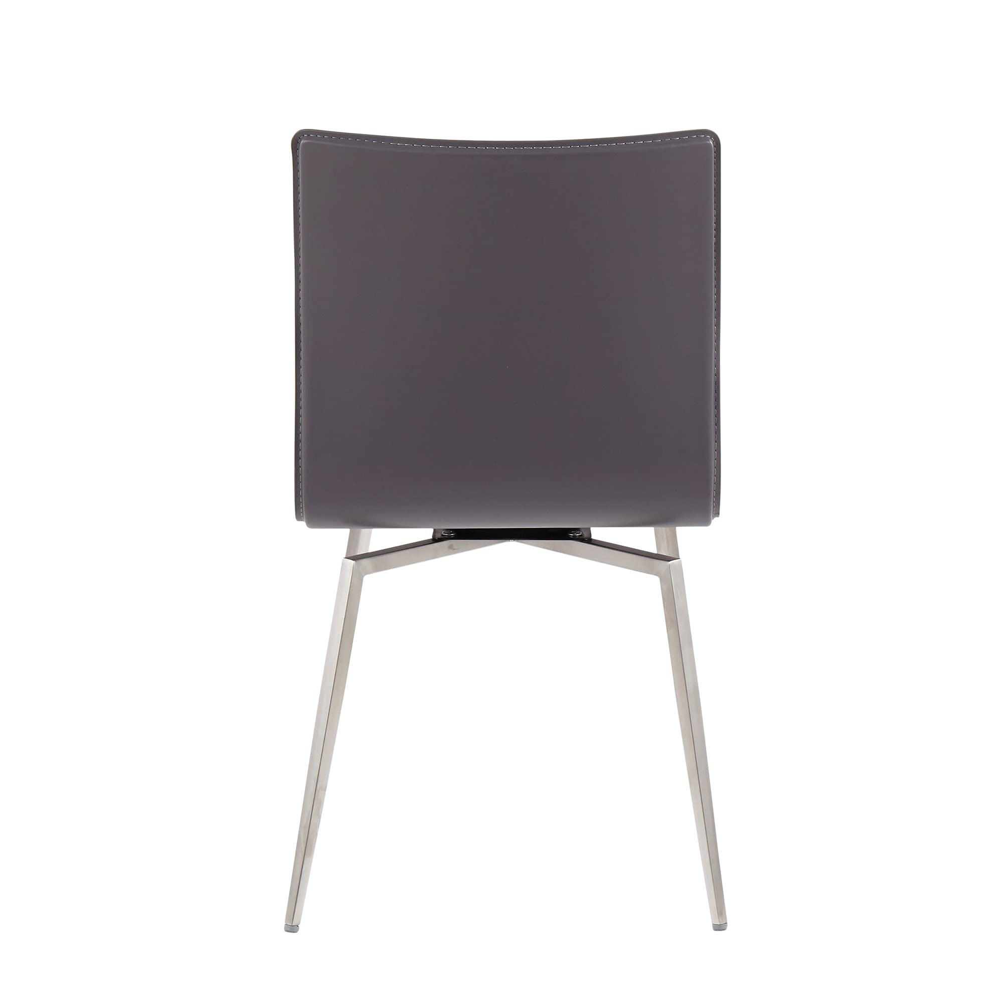 LumiSource Mason Upholstered Dining Chairs Set of 2 - Modern Kitchen Chairs with Comfortable Fabric Seat - Perfect for Dining Room, Breakfast Nook or Home Office