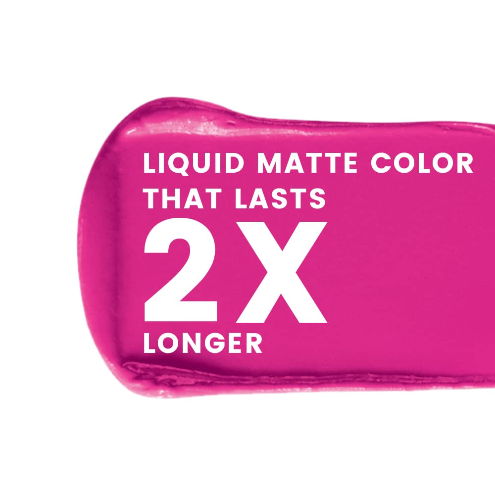 LAKMÉ Elle18 Long Lasting Liquid Matte Lipstick - 12Hr Wear, Smudge Proof, Intense Pigment - Perfect for Parties, Date Night & Everyday Wear
