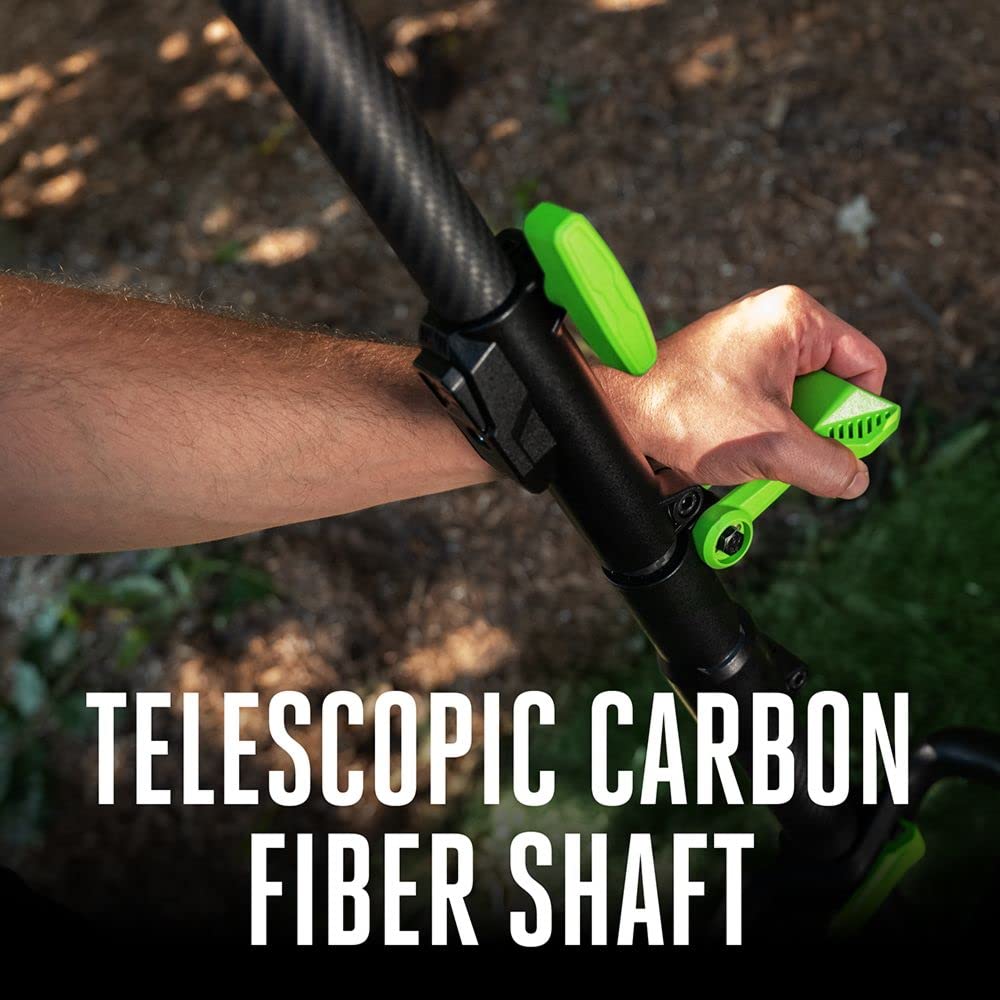 EGO Power+ PS1001 10-Inch Carbon Fiber Telescopic Pole Saw with 2.5Ah Battery & Charger - Lightweight Tree Trimming Tool for Landscaping, Gardening, and DIY Home Projects
