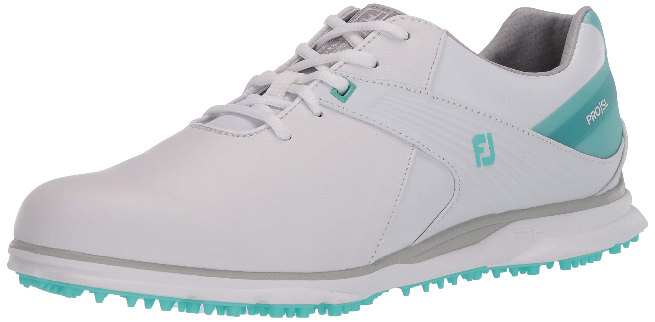 FootJoy Women's Pro/Sl Golf Shoes - Comfortable & Waterproof Spiked Golf Shoes for Women - Perfect for Course Play & Practice Rounds