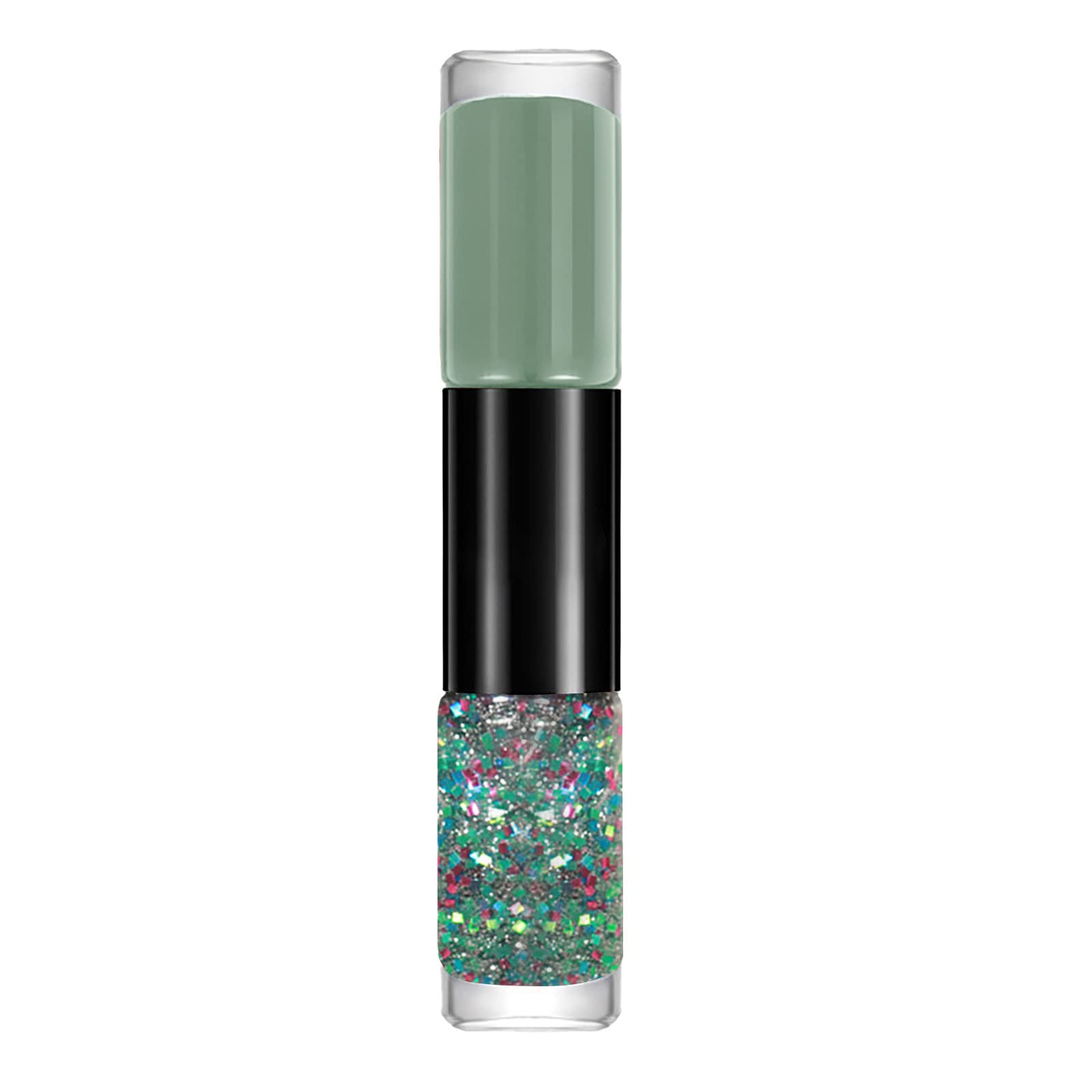 12ml Glitter Nail Polish Set - Quick Dry, Easy Peel Off, Non-Gel Regular Nail Polish with Vibrant Colors (Pack of 6) | Perfect for Parties, Holidays & Everyday Glam