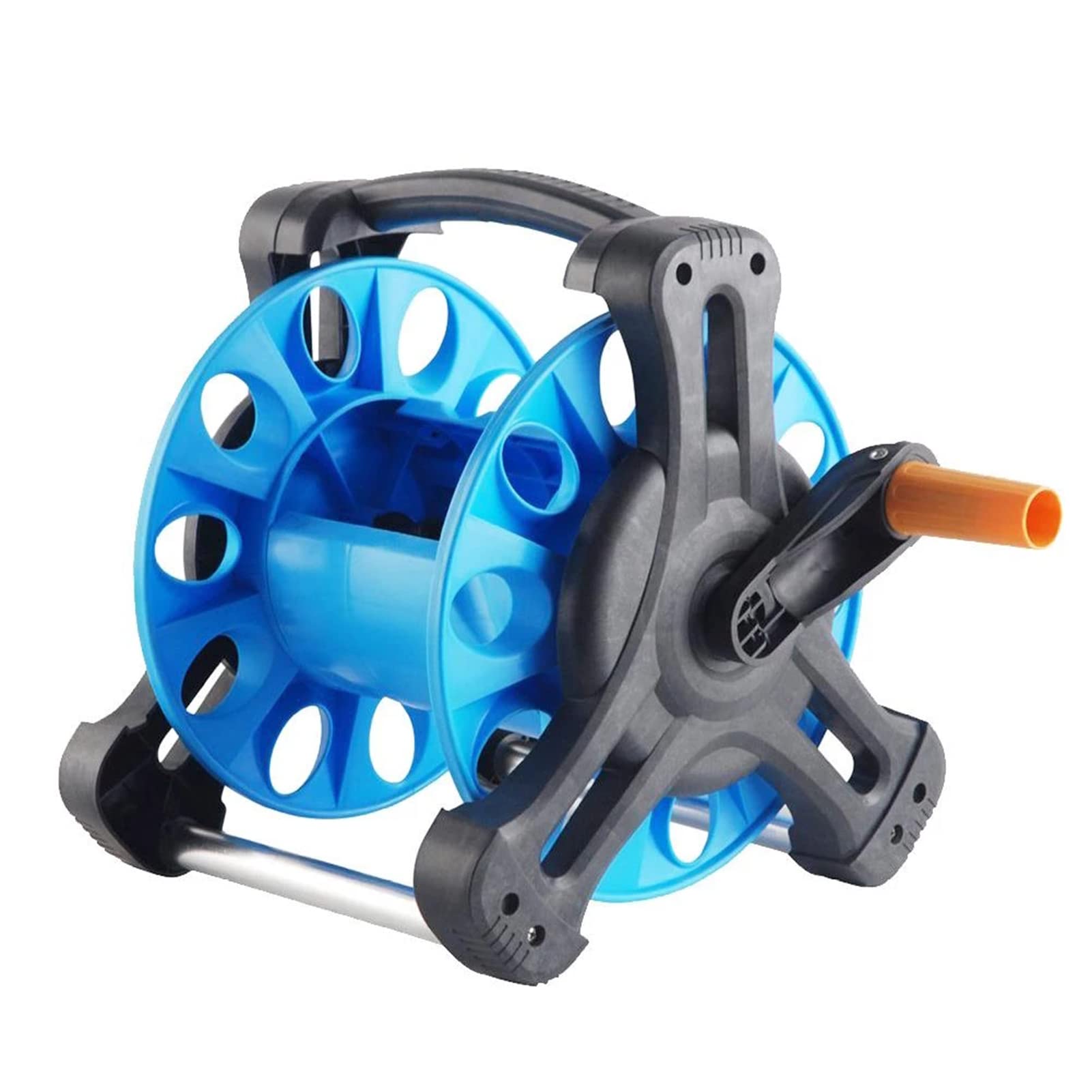 **Boyuan Heavy Duty Portable Garden Hose Reel - 82 ft/25m Capacity for 1/2 Inch Hose, Hand Crank Water Pipe Storage Rack - Perfect for Yard, Garden, Lawn, Patio & Outdoor Watering**