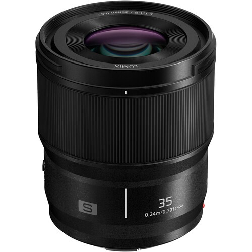 Panasonic Lumix S 35mm f/1.8 Full Frame Lens for Mirrorless Cameras - Perfect for Portrait, Street & Low Light Photography