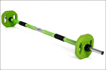 Lebert SRT Barbell with Spring Technology - Adjustable Strength Training Bar for Home & Gym Workouts - Perfect for Weightlifting, CrossFit, and Functional Fitness