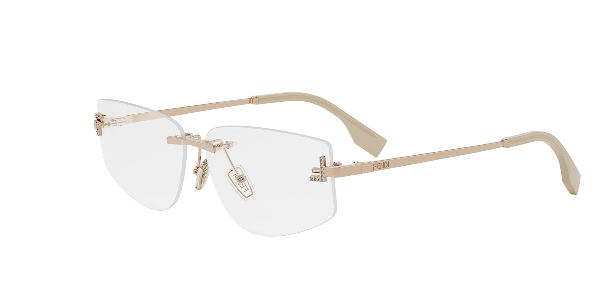 Fendi First Crystal FE5116US Women's Luxury Sunglasses - Stylish UV Protection for Fashion & Outdoor Activities