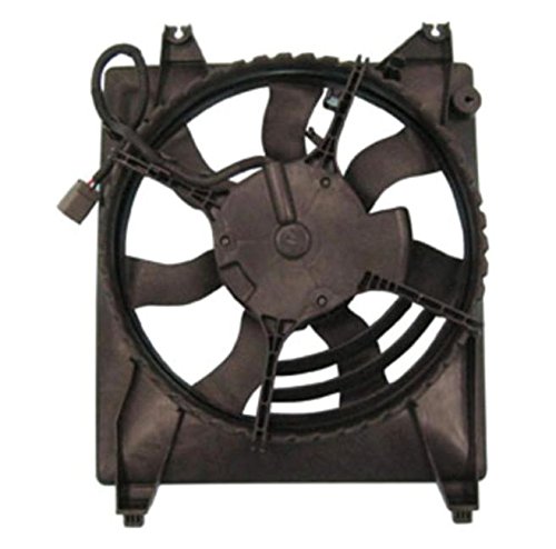 RAREELECTRICAL New AC Condenser Fan Assembly Compatible With 2007-2008 Hyundai Entourage 25380 4D900 97730 4D900 Ki3115120 - Perfect for AC System Repair & Cooling Performance Enhancement