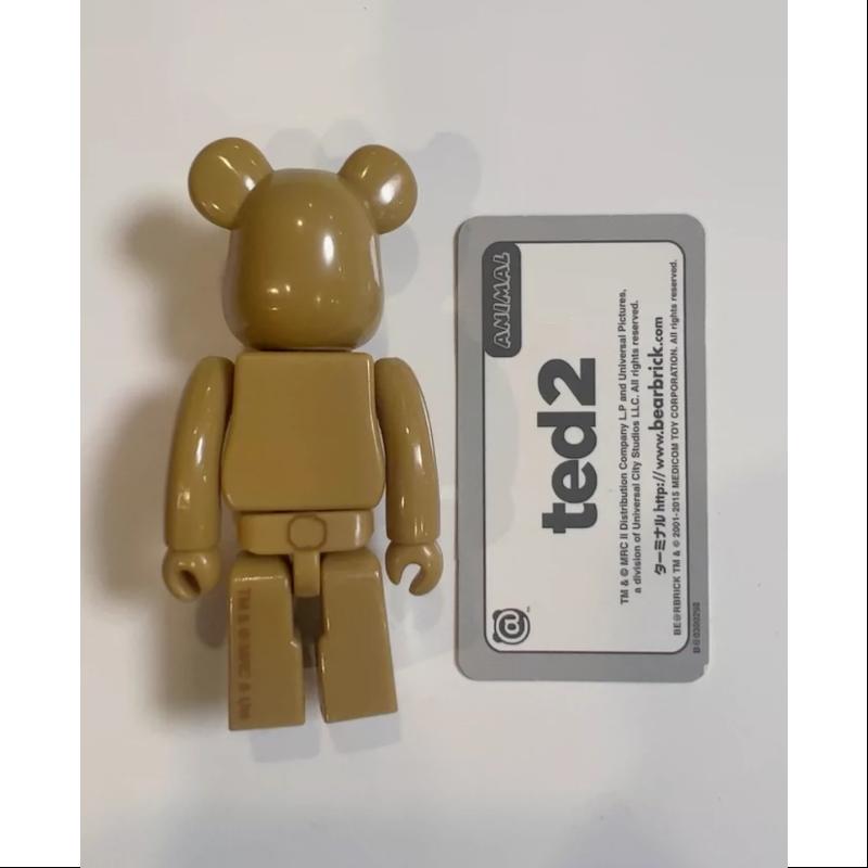 Bearbrick Series 30 ANIMAL Ted 2 100% Collectible Vinyl Art Toy - Cute Teddy Bear Figure for Display, Gift & Anime Fans Collection (Perfect for Home Decor, Office Display & Pop Culture Enthusiasts)