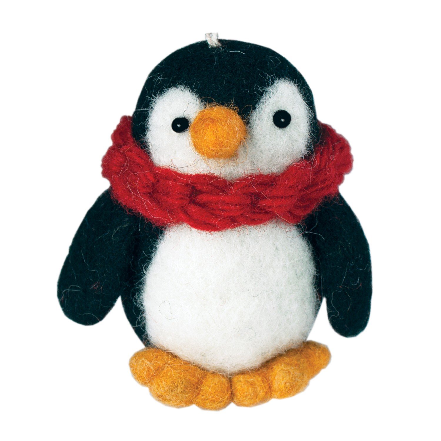 Felt Penguin Ornament - Wild Woolies - Holiday Decor Gift