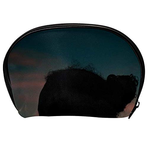 Dragon Themed Sunset Beauty Cosmetic Bag - Travel Makeup Organizer Pouch for Women & Girls | Perfect for Travel, Gym & Daily Essentials Storage